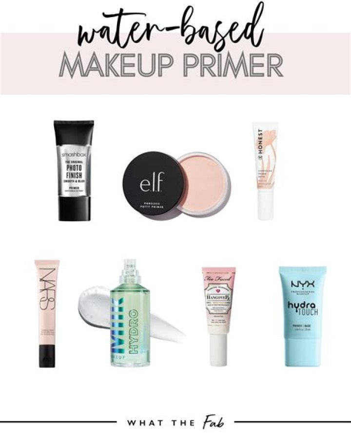 Best Water Based Makeup Primers 2021 Silicone Free Makeup Products