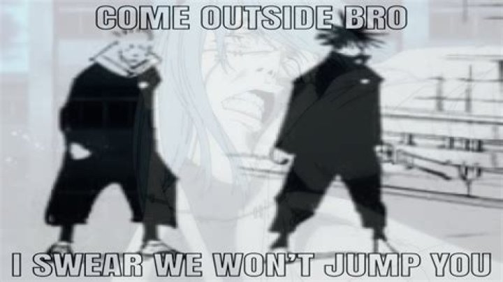 come outside gojo we swear we wont jump you r/Jujutsufolk