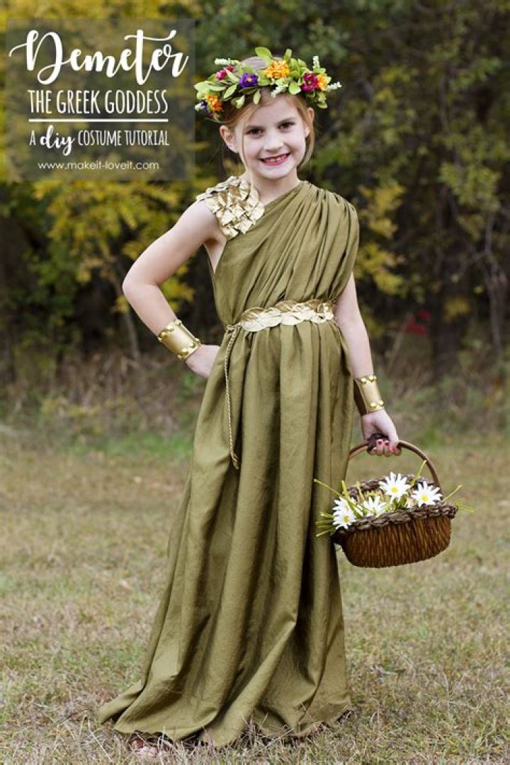 DIY Greek Goddess Costume DEMETER Make It & Love It Greek goddess