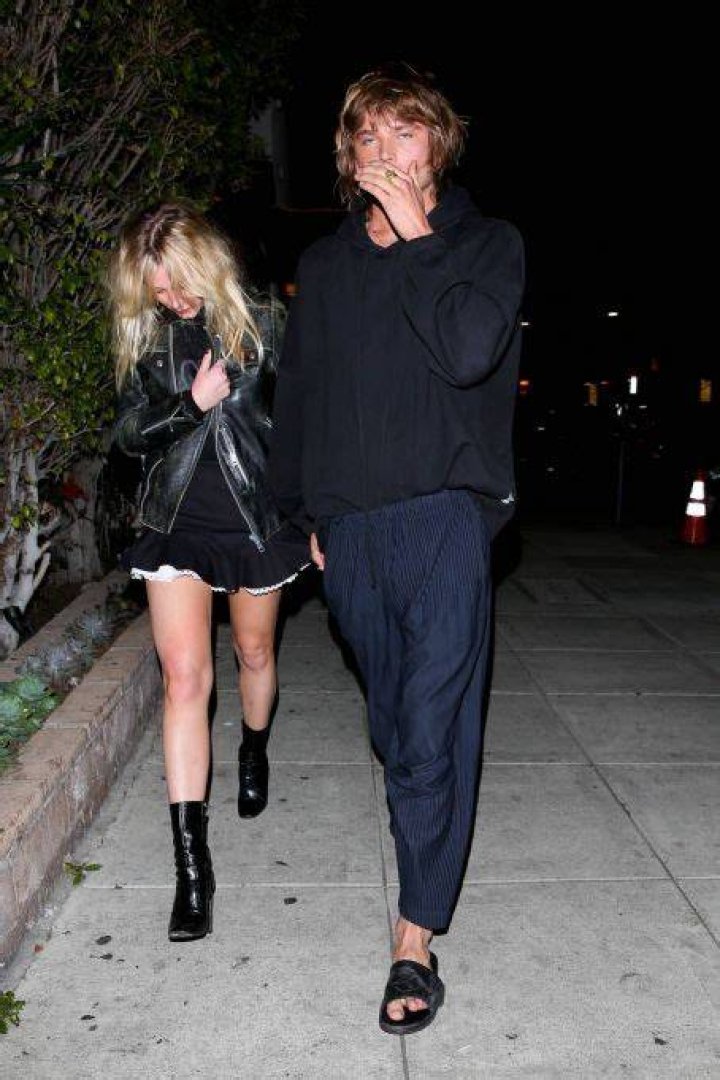 Lady Lola CrichtonStuart leaving dinner at Matsuhisa in Beverly