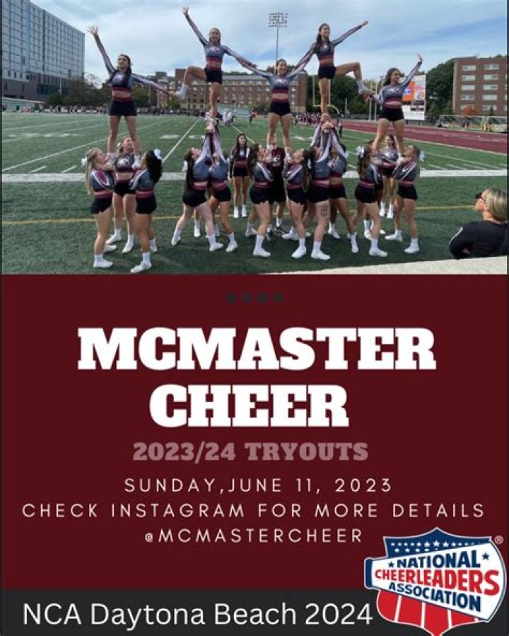 WATCH Mcmaster Marauders Cheerleading Video Surfaced botched routine