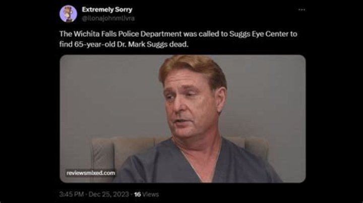 Wichita Falls Mark Suggs Obituary And Surgeon Death Cause